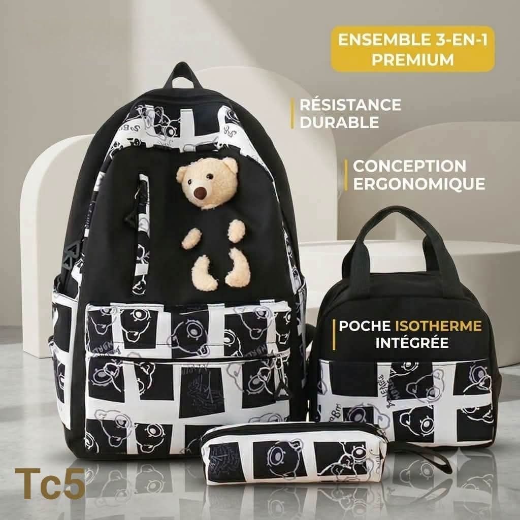 Set Scolaire Tc7 variante rose
