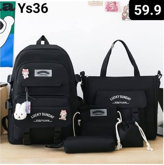 Ensemble Sac à Dos 4 Pièces Luckey Sunday