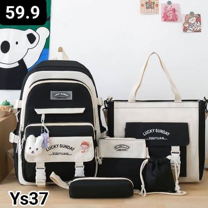 Ensemble Sac à Dos 4 Pièces Luckey Sunday